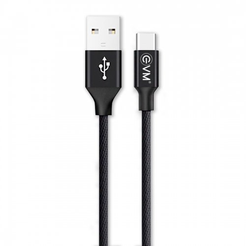 Type-C Data Cable (Metal Head Nylon Braided Cable)