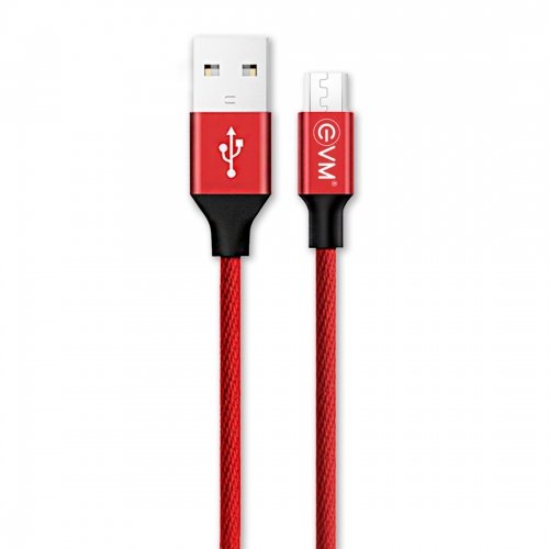 Micro USB Data Cable (Metal)-RED