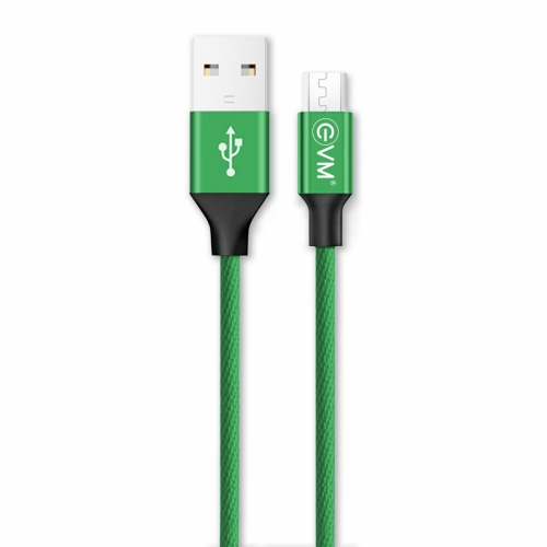 Micro USB Data Cable (Metal)-GREEN