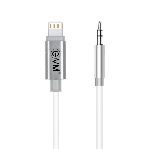 Lightning to 3.5mm AUX Cable-Silver