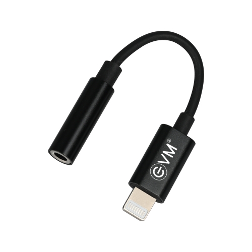 Lightning adapter cable (Lightning to 3.5mm Jack)-Black