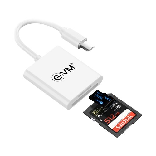 Type-C 2 in 1 Card Reader 