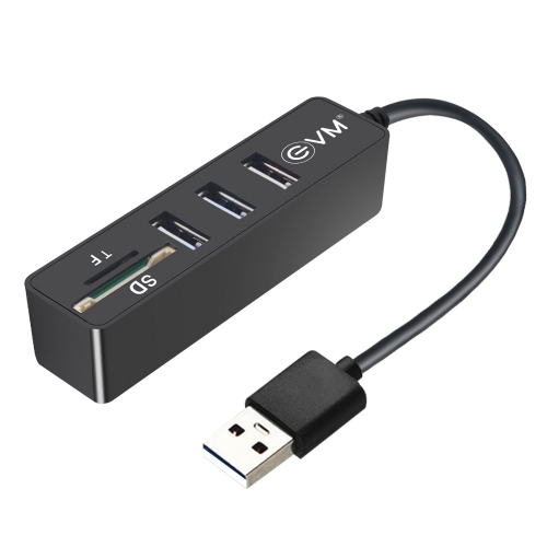 USB 2.0 HUB COMBO -Black