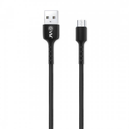 Micro USB Data & Sync Cable (2 Meter, 4 Amp) EVM-C2-21-Black