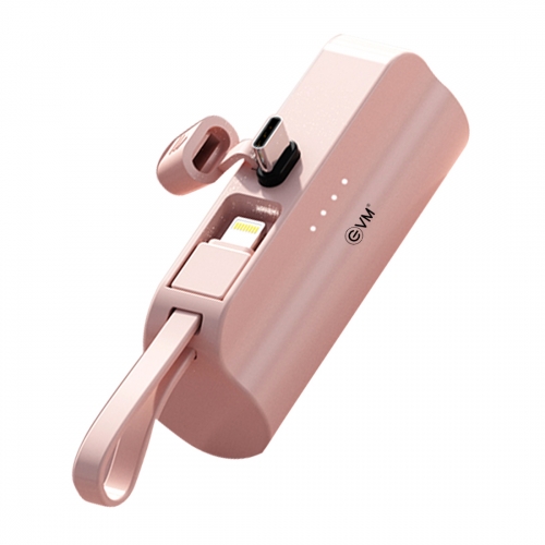 EnLite C 5000mAh Power Bank-Pink