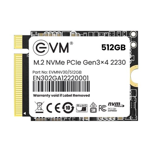 M.2 NVMe PCIe 2230 512GB
