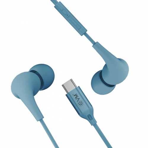 Type-C Earphone EVM-HF-01-Blue