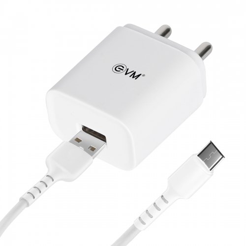 USB SMART CHARGER - MICRO USB CABLE-White