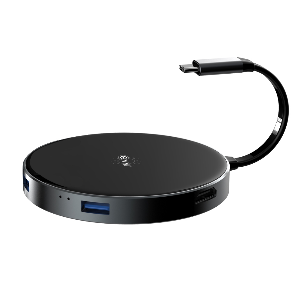 USB-C HUB with Wireless charging (WCH 07)