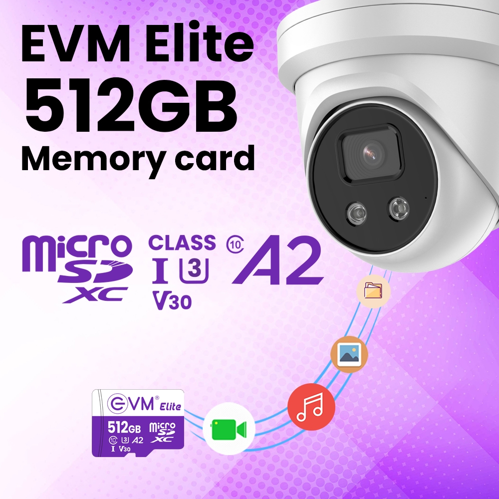 EVM ELITE 512GB MICROSD XC A2