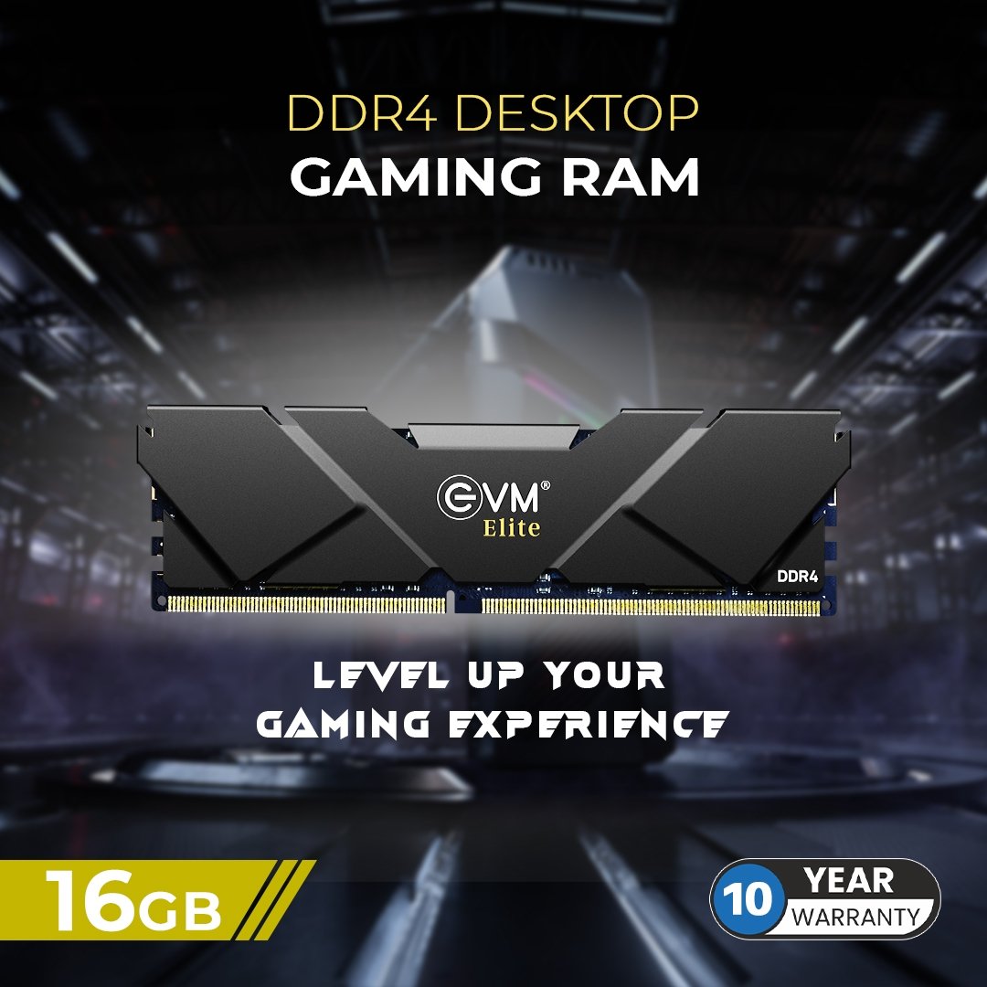 EVM ELITE GAMING RAM 16GB DDR4 3200 MHz DESKTOP