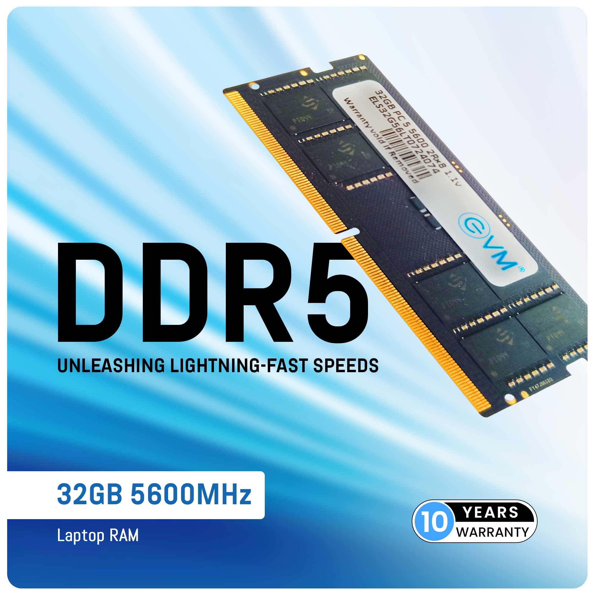 32GB DDR5 5600MHz Laptop RAM 