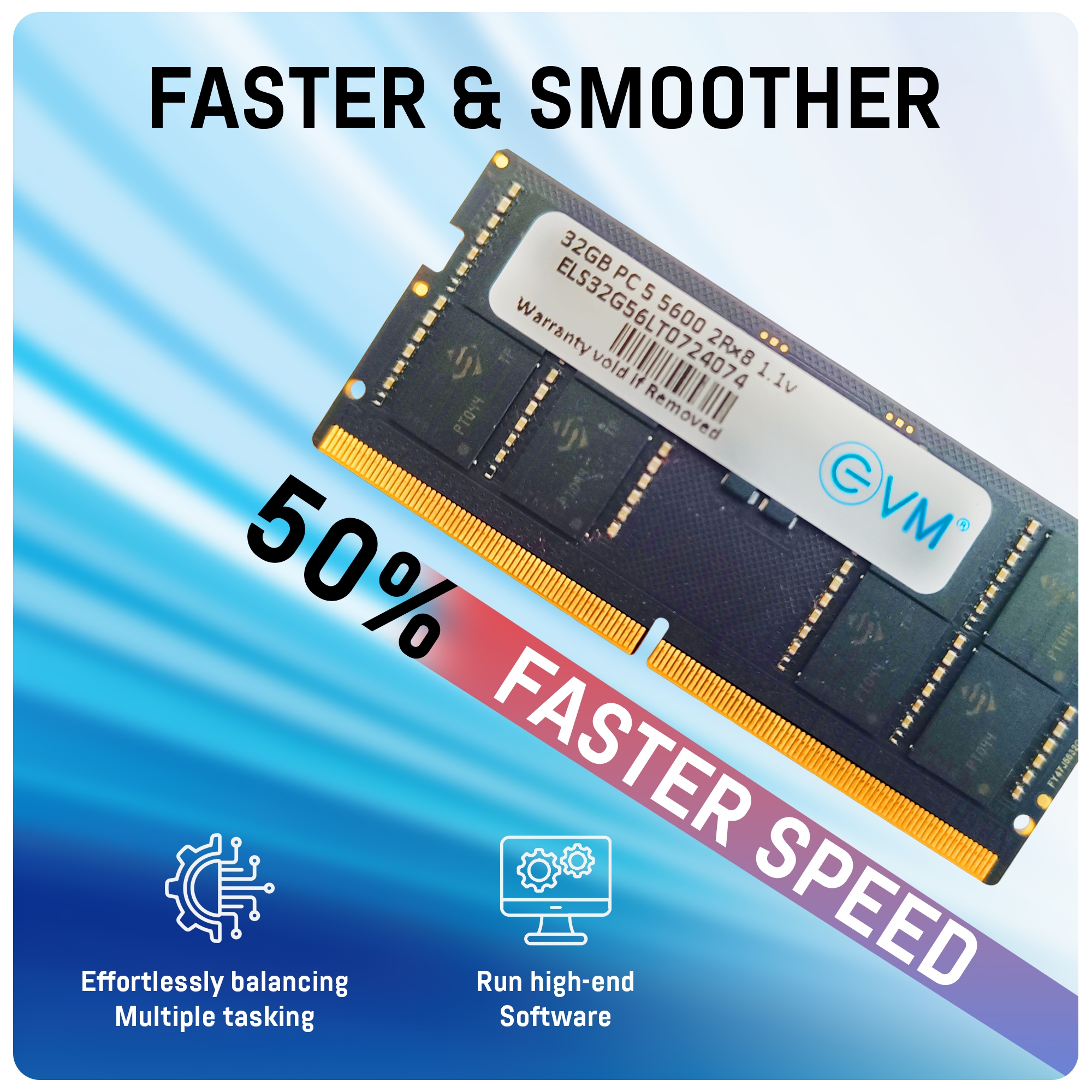 32GB DDR5 5600MHz Laptop RAM 