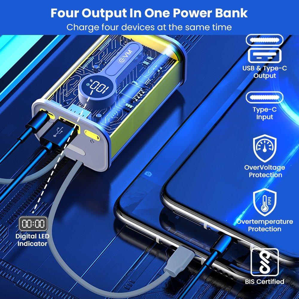 EnC Power Bank 10000mAh 25W fast charging