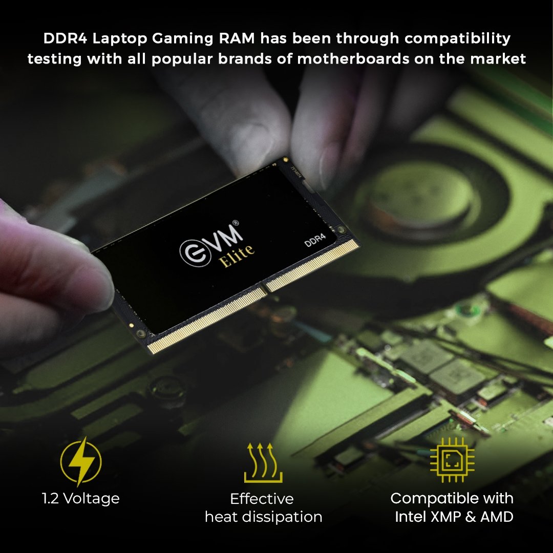 EVM ELITE GAMING RAM 8GB DDR4 3200 MHz LAPTOP