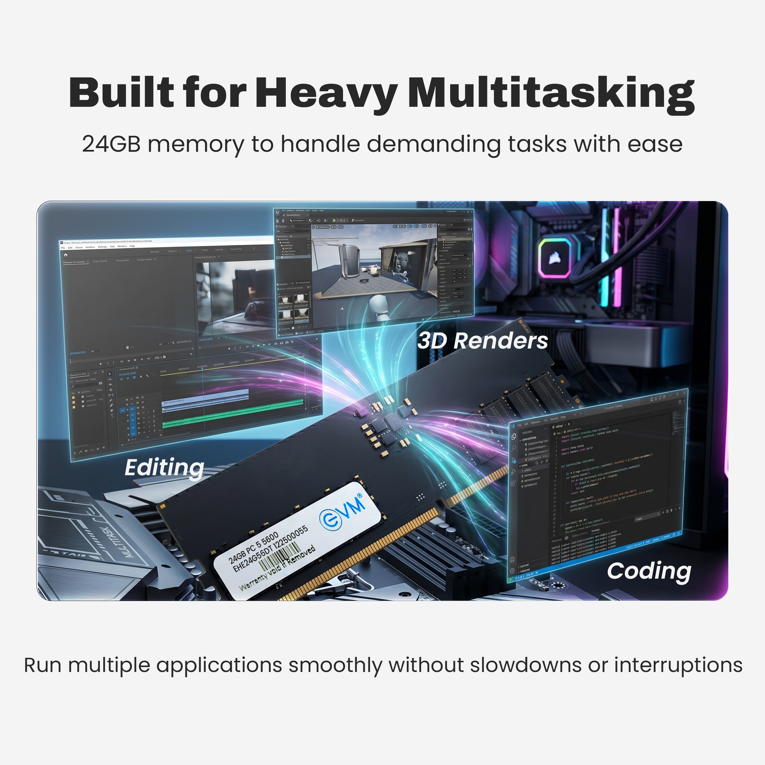 24GB DDR5 5600MHz Desktop RAM