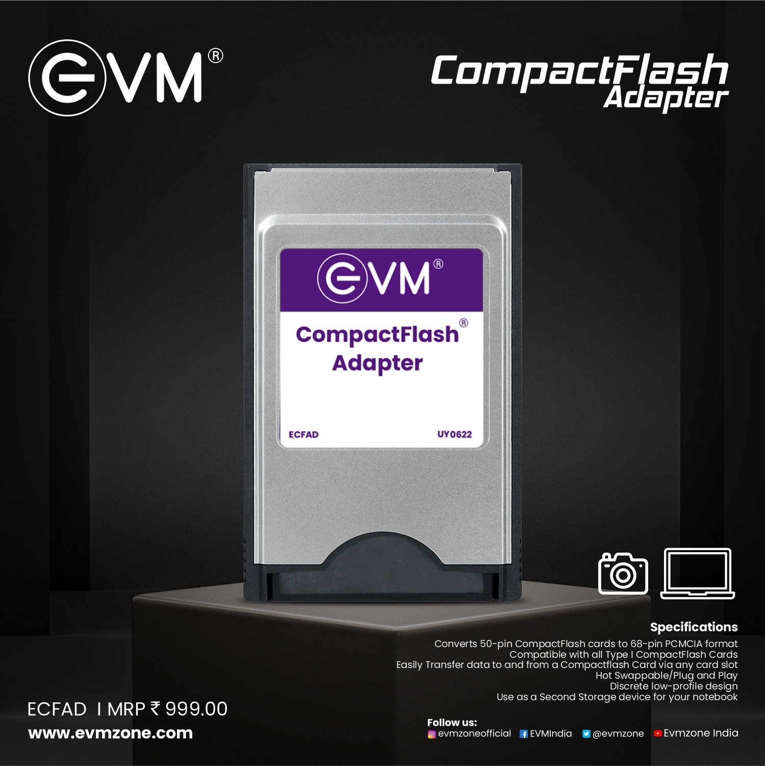 EVM Compactflash Card Adapter