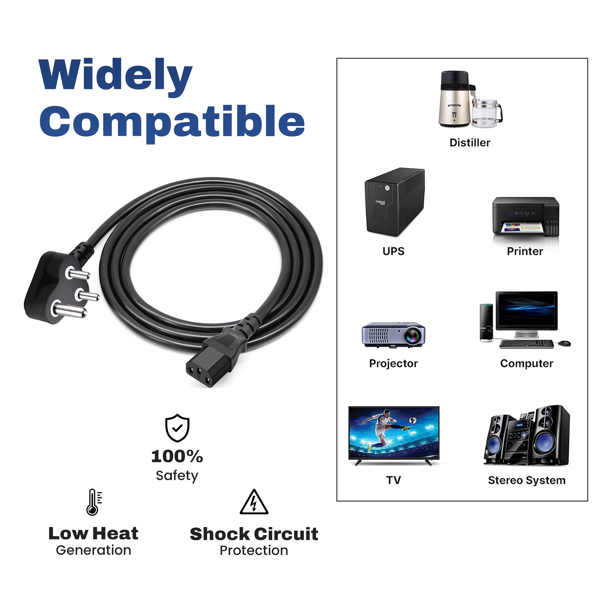 EVM Desktop-Pc  Power Cord-PCD-01 thumbnail 4