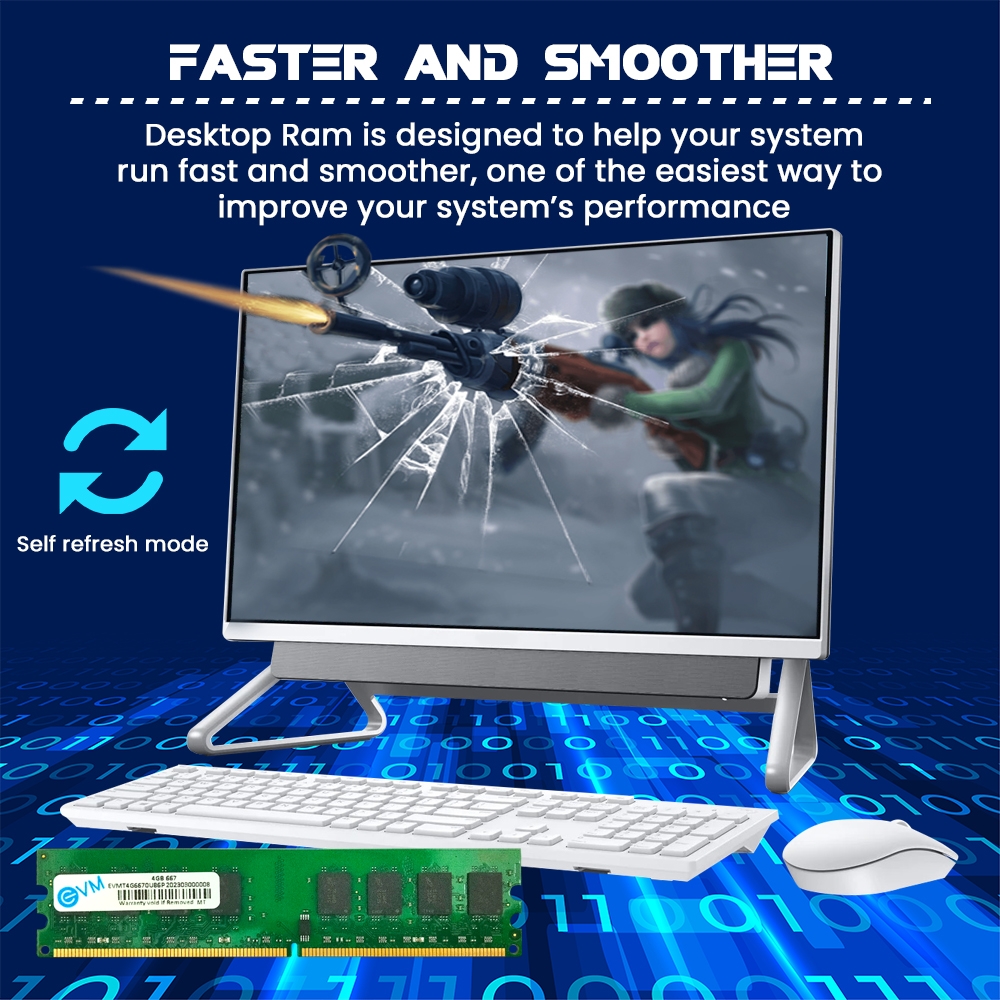 4GB DDR2 667MHz Desktop RAM