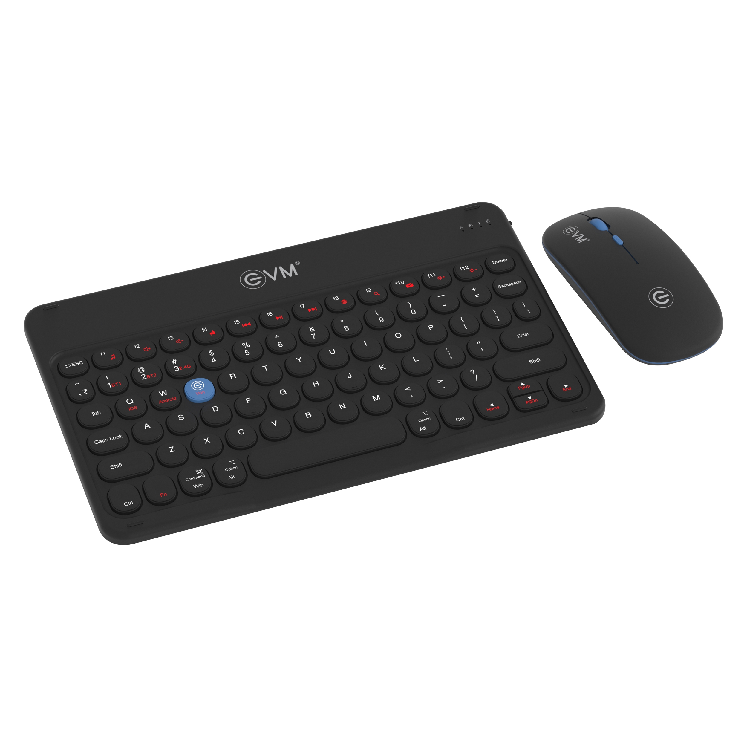 EVM EnArc Keyboard & Mouse Wireless Combo WLKM & EWLM-360 - View 1