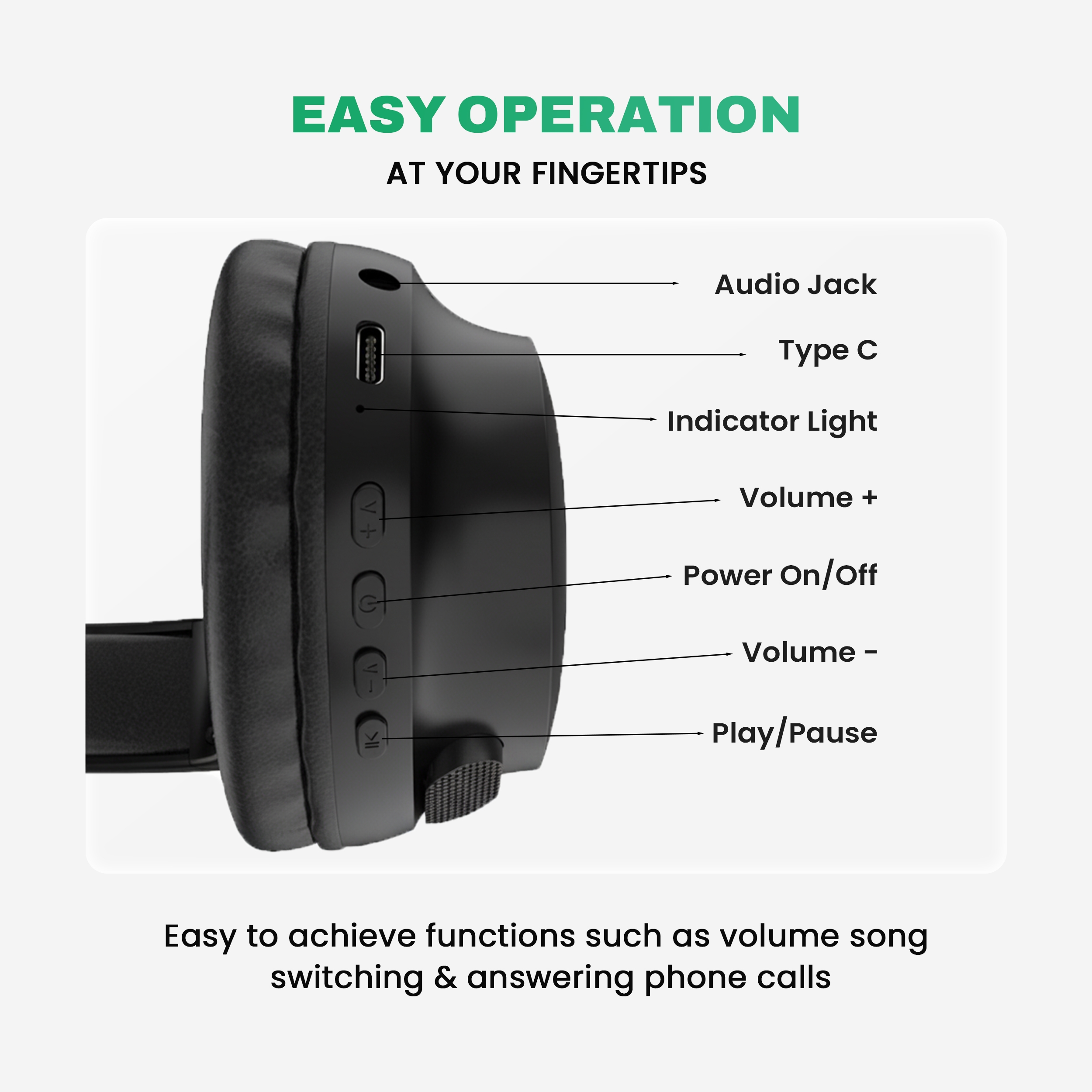 EVM EnSonic Wireless Headphone EVM-WHF-01 thumbnail 3