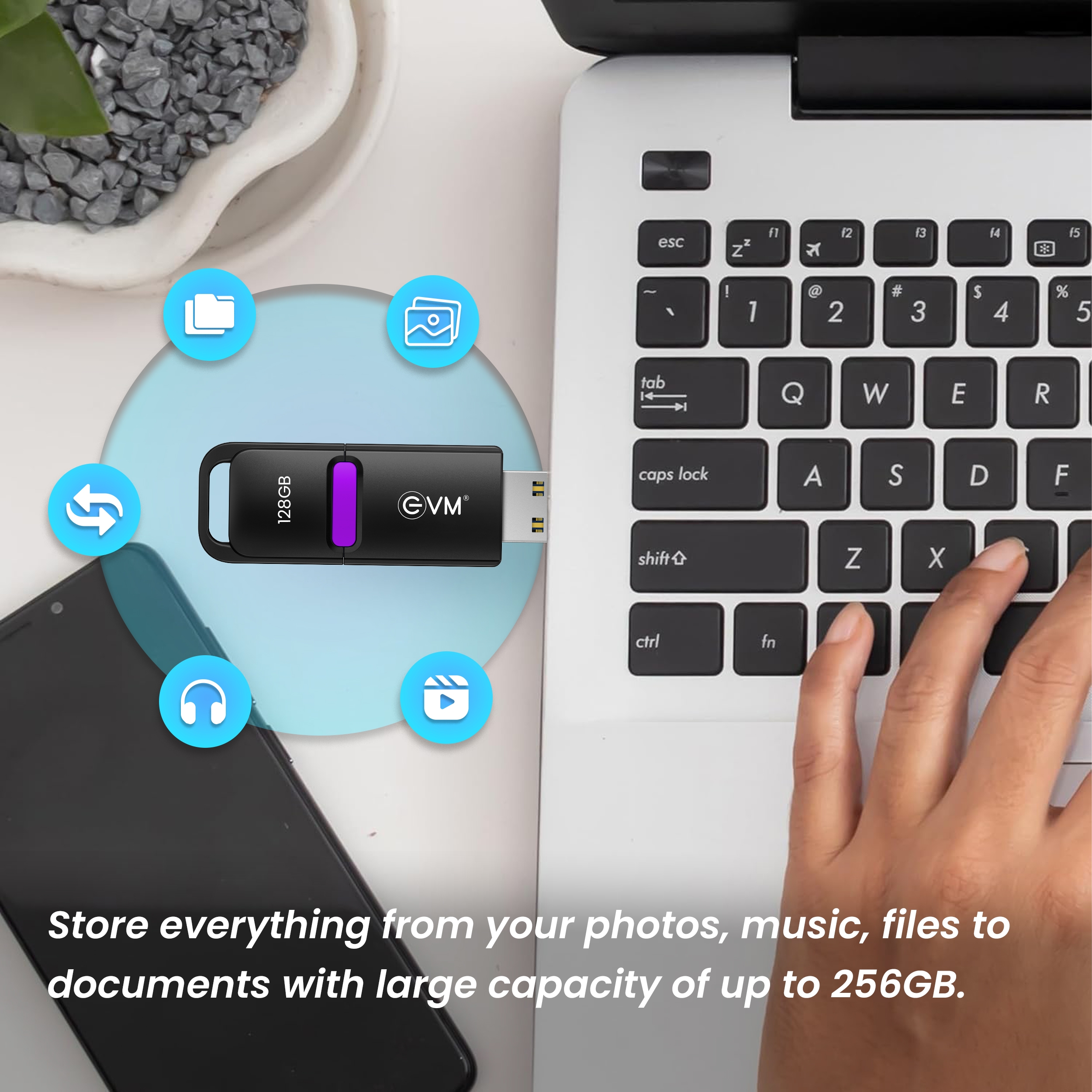 EnX Drive 128GB USB 3.2 Gen 1 Flash Drive