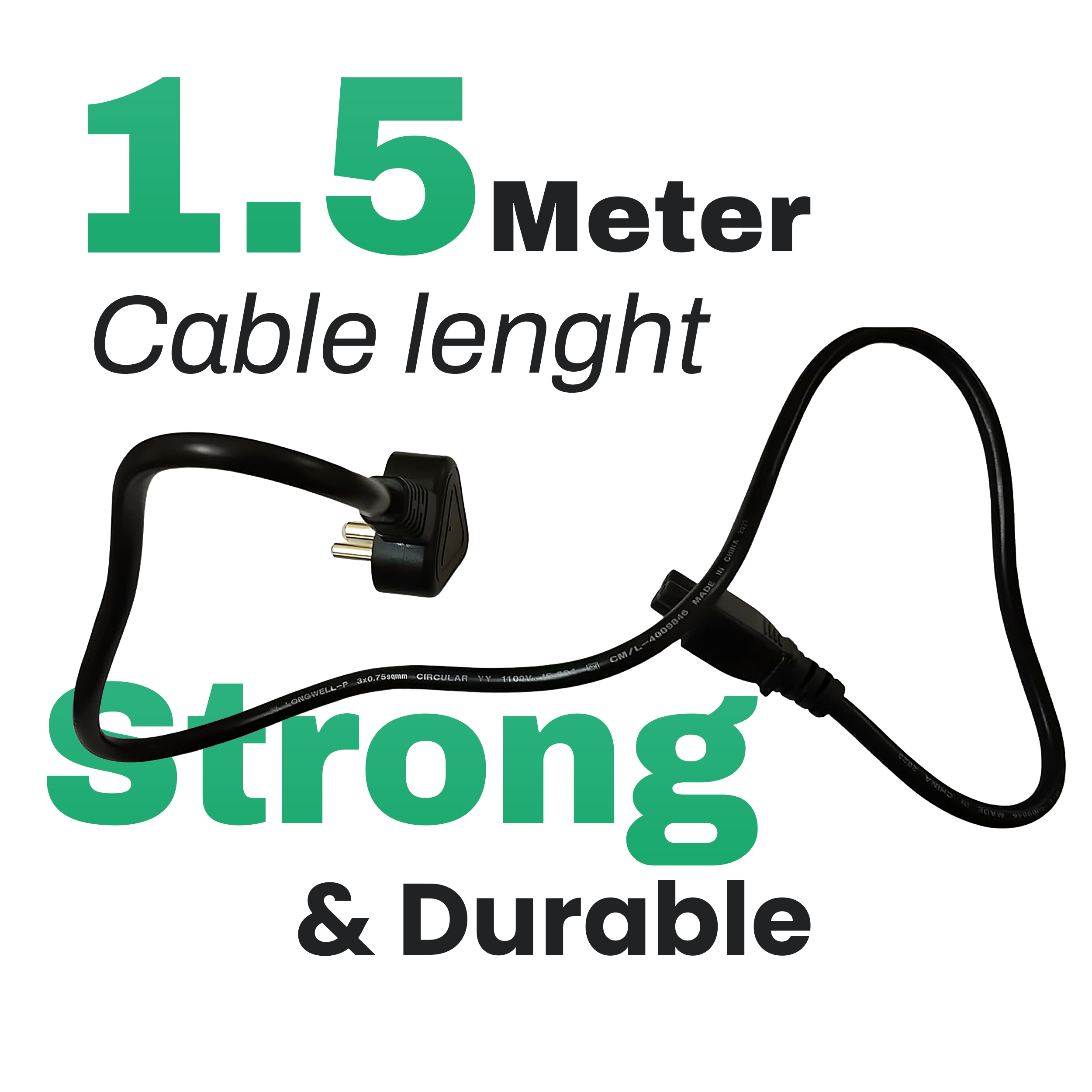 EVM Laptop Power Cord EVM-PCL-01 thumbnail 2