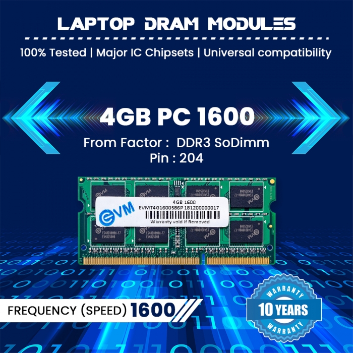4GB DDR3 1600 Laptop Ram