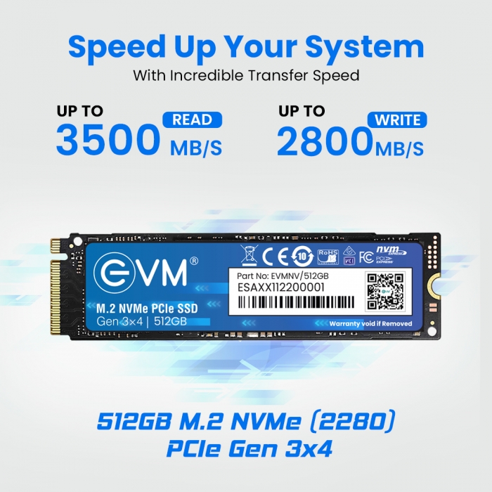 512GB M.2 NVME PCIe SSD