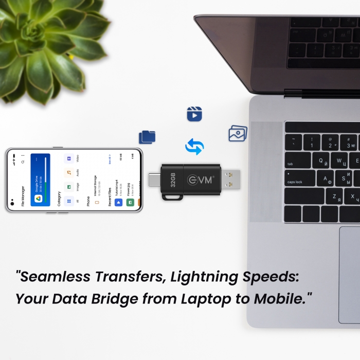 EnX OTG 32GB USB 3.2 Gen 1 Type-C OTG Flash Drive