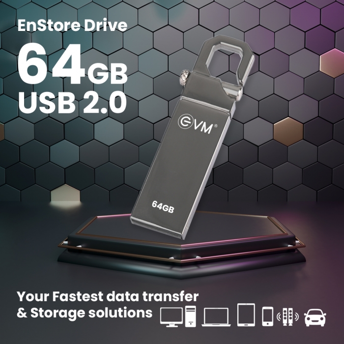 EVM 64gb Enstore Drive USB 2.0 (Pendrive) thumbnail 2