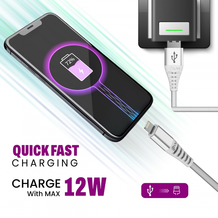 EVM USB-A to Lightning Cable thumbnail 5