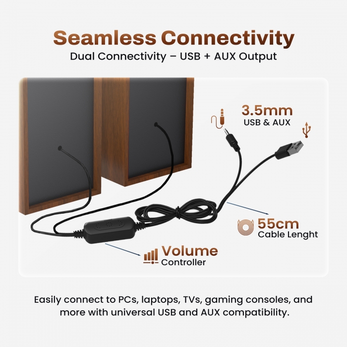 EnWood Gaming Speaker EVM-BTS-207