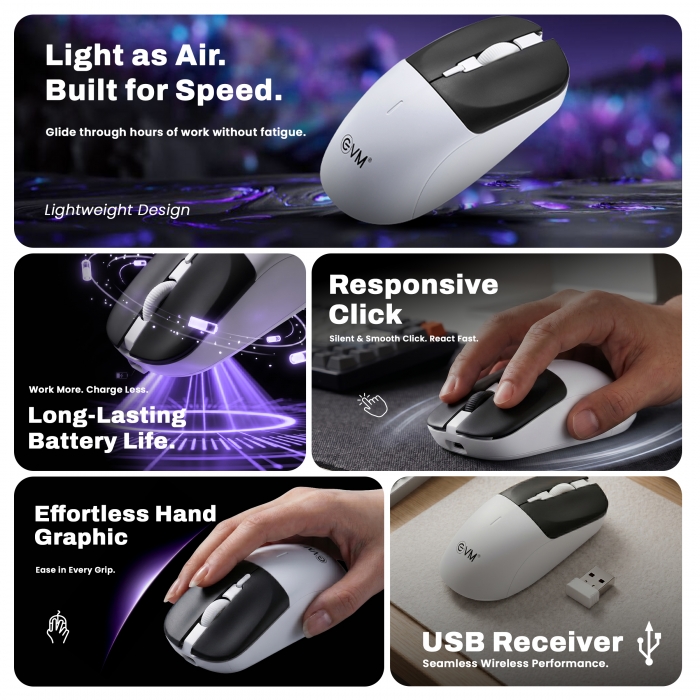 EVM EWLM-630 Wireless Mouse thumbnail 3